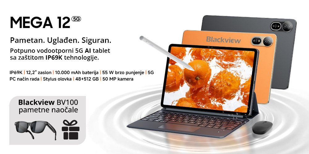 Prikažite detalje za Blackview Mega 12 tablet daruje!