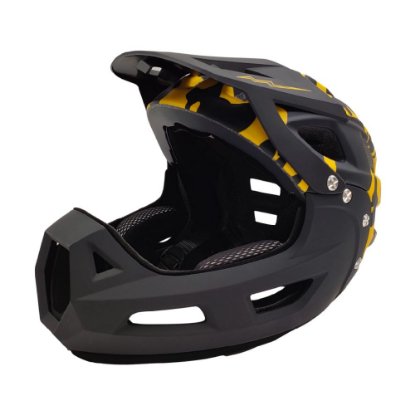 Biciklistička kaciga MANTA XRider, podesiva, full face veličina L, crna