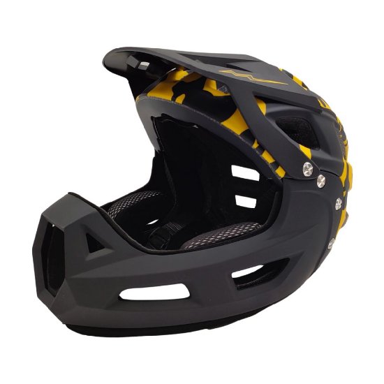 Biciklistička kaciga MANTA XRider, podesiva, full face veličina L, crna