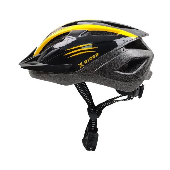 Biciklistička kaciga MANTA XRider, podesiva, veličina M, crno-žuta