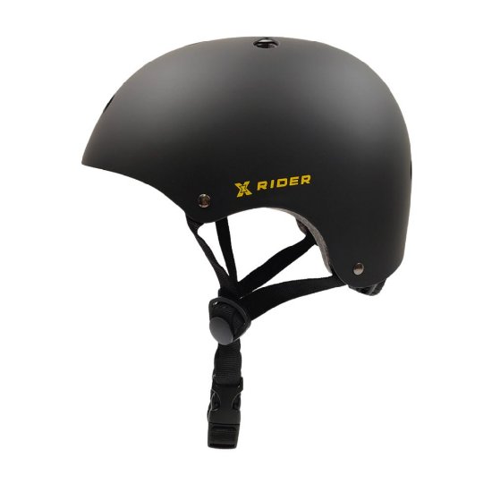 Biciklistička kaciga MANTA XRider, podesiva, veličina M, crna