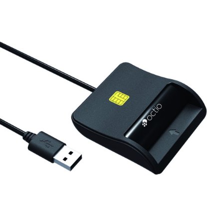 Čitač pametnih kartica OCTIO R305A, USB-A, crni