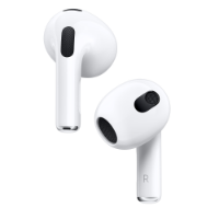 Slušalice APPLE Airpods (3rd generation), kutijica za punjenje, in-ear, mikrofon, bijele