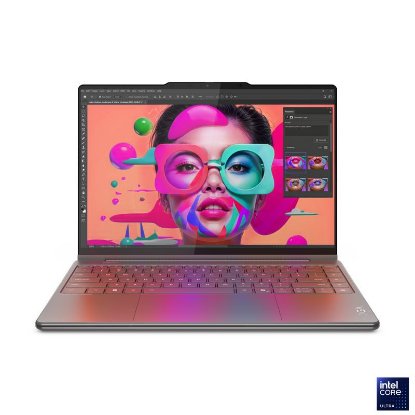 Laptop LENOVO Yoga 9 83lc002esc / Core Ultra 7 258V, 32GB, 1TB SSD, Intel Arc Graphics, 14" 2,8K 120Hz OLED Touch, Windows 11 Pro, sivi