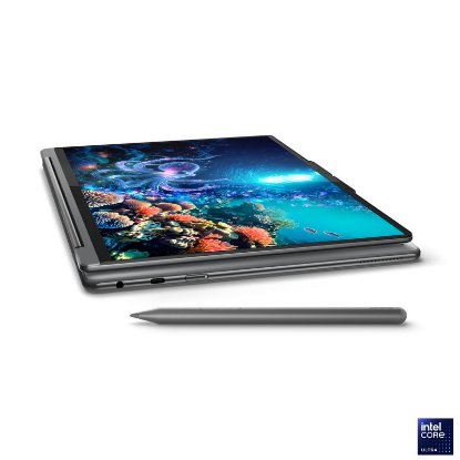 Laptop LENOVO Yoga 9 83lc002esc / Core Ultra 7 258V, 32GB, 1TB SSD, Intel Arc Graphics, 14" 2,8K 120Hz OLED Touch, Windows 11 Pro, sivi