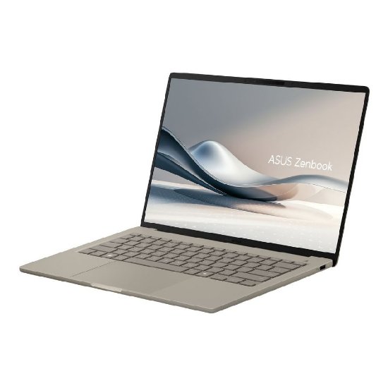 Laptop ASUS Zenbook A14 UX3407QA-QD440X / Snapdragon X X1-26-100, 32GB, 1TB SSD, Qualcomm Adreno, 14" WUXGA OLED, Windows 11 Pro, bež