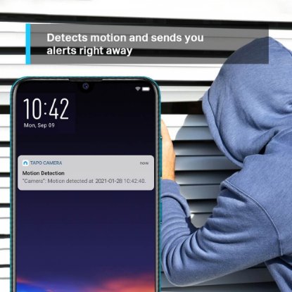 Mrežna nadzorna kamera TP-LINK Tapo C210, 2K, unutarnja, WiFi, Pan/tilt, senzor pokreta, noćno snimanje