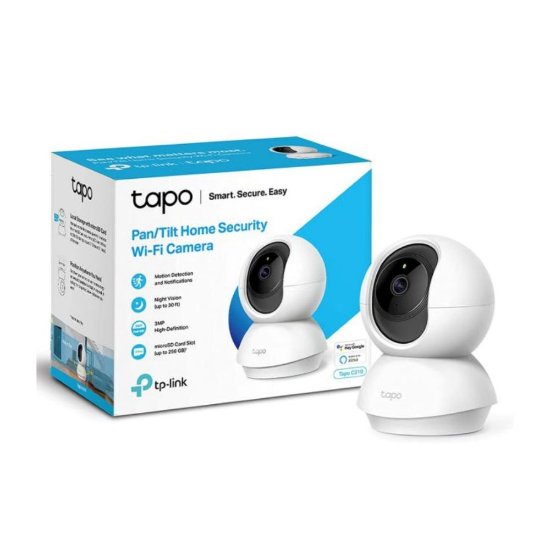 Mrežna nadzorna kamera TP-LINK Tapo C210, 2K, unutarnja, WiFi, Pan/tilt, senzor pokreta, noćno snimanje