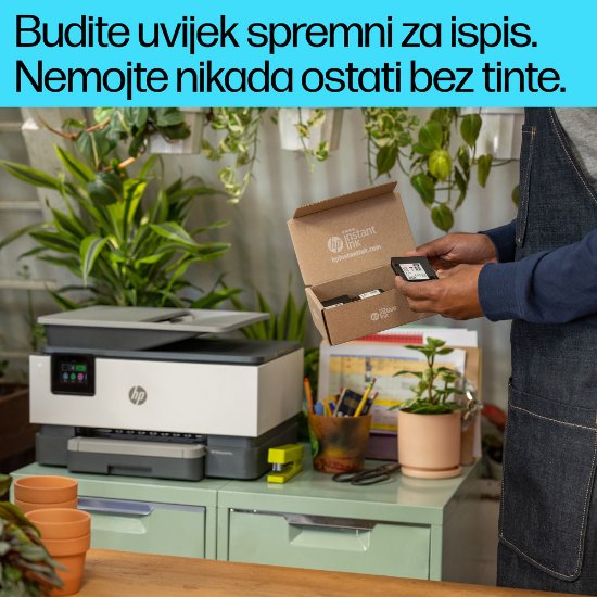 Multifunkcijski printer HP OfficeJet Pro 9120e, printer/scanner/copier/fax, 4800dpi, 512MB, USB, LAN, WiFi, Instant Ink