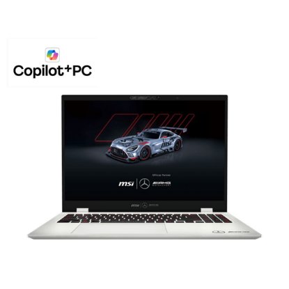 Laptop MSI Prestige 16 MercedesAMG AI+  Evo / Core Ultra 9 288V, 32GB, 1TB SSD, Intel Graphics, 16" UHD+ OLED, Windows 11 Pro, srebrni
