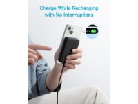 Mobilni USB punjač ANKER 321 MagGo PowerCore 5K, 5000 mAh, 3xUSB, magnetski, crni