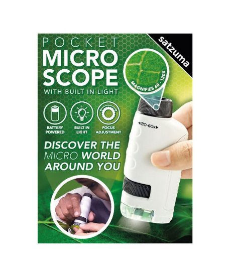 Mikroskop SATZUMA Pocket Microscope, džepni, uvećanje 60-120x