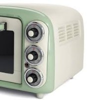 Mini pećnica ARIETE Vintage 979/04, 1380 W, 18 l, zelena