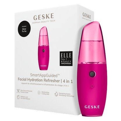 Uređaj za njegu lica GESKE Facial Hydration Refresher, 4u1, magenta