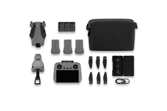 Dron DJI Mini 5 Pro Fly More Combo (DJI RC2), 4K kamera, 3-axis gimbal, vrijeme leta do 36min, smart daljinski upravljač, sivi