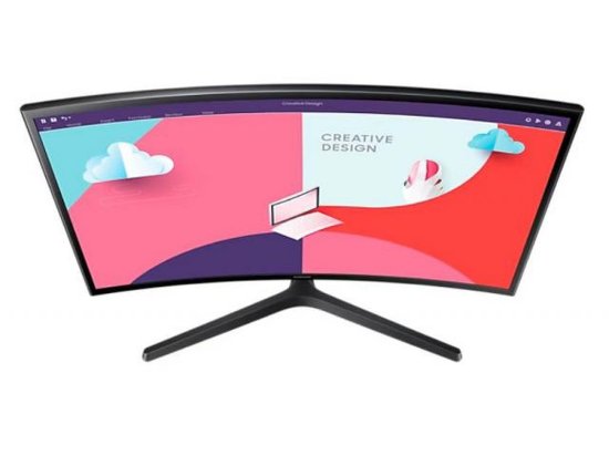 Monitor 27" SAMSUNG LS27C366EAUXEN, FHD, VA, 75Hz, 4ms, 250cd/m2, FreeSync, zakrivljeni, crni