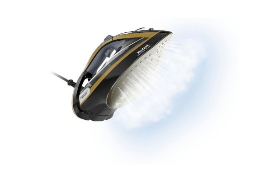 Glačalo TEFAL FV9865E0 Ultimate Pure, 3000 W, 350 ml, crno-zlatno