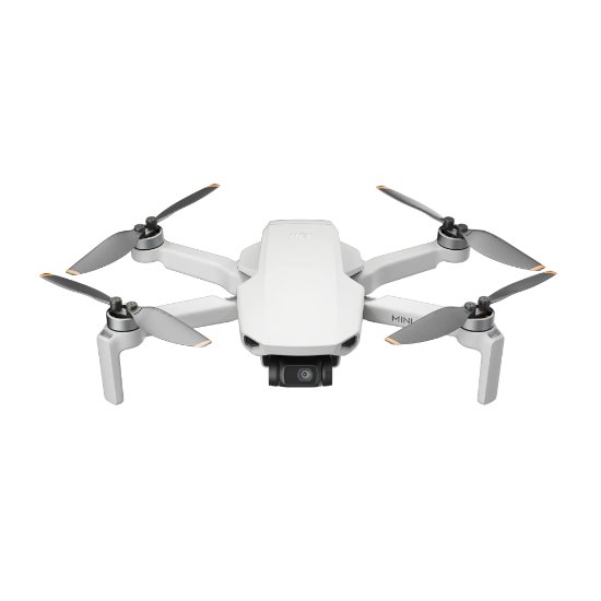 Dron DJI Mini 4K, 4K kamera, 3-axis gimbal, vrijeme leta do 31min, upravljanje daljinskim upravljačem, sivi