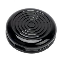 Novčanik za EUR kovanice, aluminijski, crni