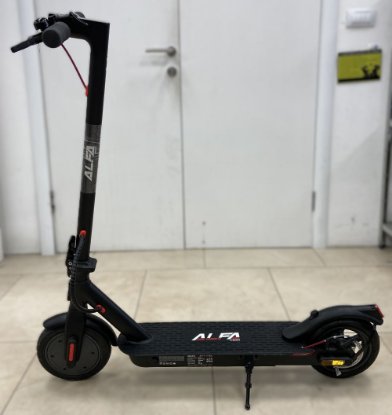 RABLJENI - Električni romobil ALFA E-POWER AS10, autonomija do 20km, brzina 25km/h, kotači 8,5˝, crni