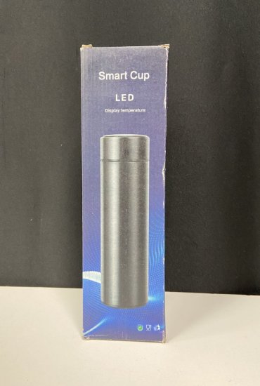 RABLJENI - Termos boca sa prikazom temperature MJ SWB001, 0.4L, nehrđajući čelik, bijela