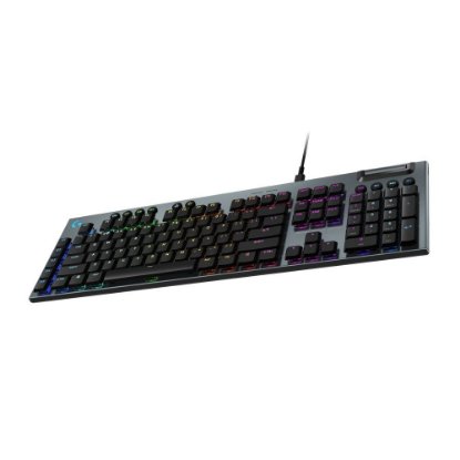 Tipkovnica LOGITECH Gaming G915 X Clicky, RGB, mehanička, US Layout, USB, crna