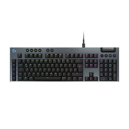 Tipkovnica LOGITECH Gaming G915 X Clicky, RGB, mehanička, US Layout, USB, crna