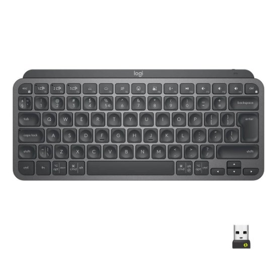 Tipkovnica LOGITECH MX Keys mini, bežična, BT, siva