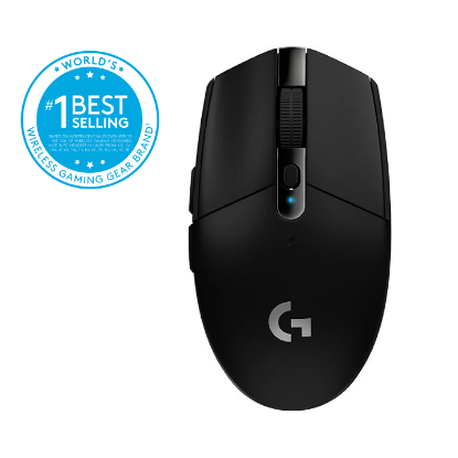 Miš LOGITECH Gaming G305 Lightspeed, bežični, optički, 12000dpi, crni, USB