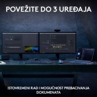 Tipkovnica LOGITECH MX Keys S, bežična, BT, crna