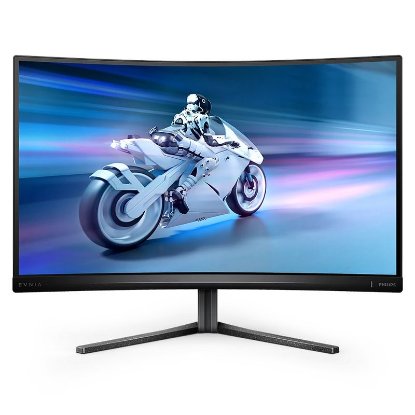 Gaming monitor 27" PHILIPS Evnia 27M2C5200W/00, FHD, VA, 280Hz, 1ms, 300cd/m2, zakrivljeni, sivi