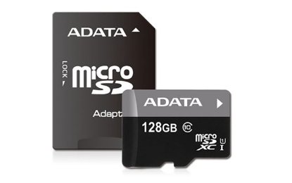 Memorijska kartica ADATA, micro SDXC, 128 GB, AUSDX128GUICL10A1-RA1, class 10 + adapter