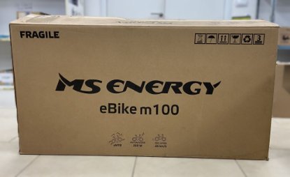 RABLJENI - Električni bicikl MS ENERGY e-bike m100, kotači 29", sivi