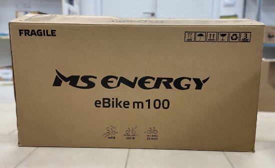 RABLJENI - Električni bicikl MS ENERGY e-bike m100, kotači 29", sivi