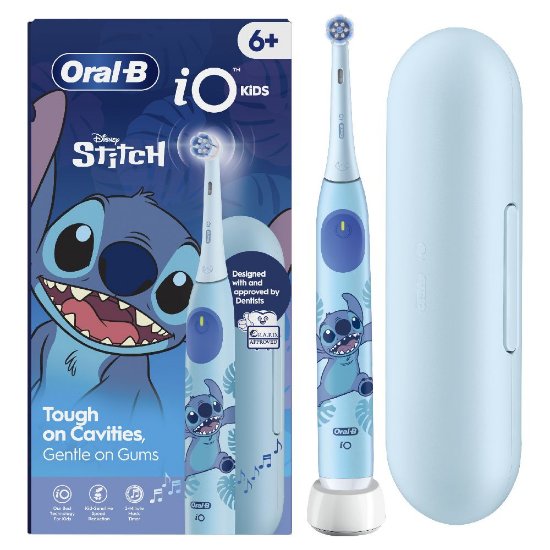 Električna četkica za zube ORAL-B iO Kids Disney Stitch + putna torbica, dječja