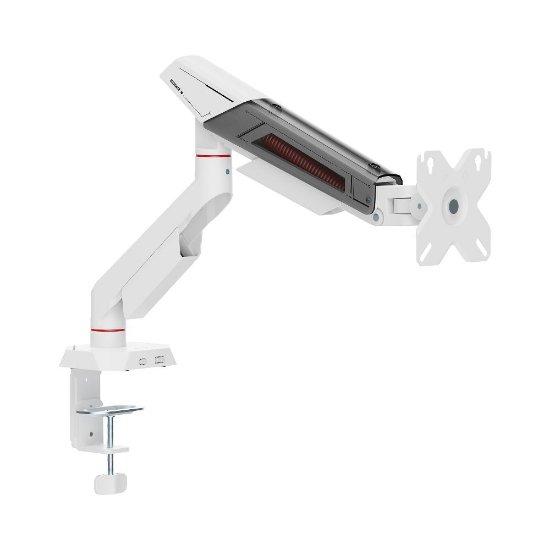 Stalak za monitor WHITE SHARK GMS-3210 Khufu I, stolni, do 40", za 1 monitor, bijeli