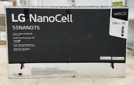 RABLJENI - LED TV 55" LG 55NANO753PR, 4K HDR, NanoCell, DVB-T2/C/S2, SMART, HDMI, USB, LAN, energetski razred G