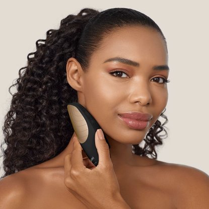 Uređaj za njegu lica GESKE Sonic Thermo Facial Brush, 6u1, sivi