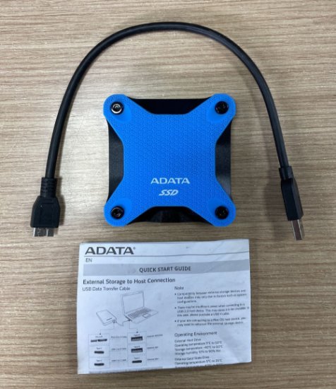 OPEN BOX - SSD vanjski 1TB ADATA SD620, SD620-1TCBL, 520/460 MB/s, USB 3.2 Gen2, plavi