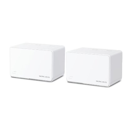 Wireless Range Extender MERCUSYS Halo H80X, Whole Home Mesh WiFi 6, Dual Band, bijeli, 2 komada
