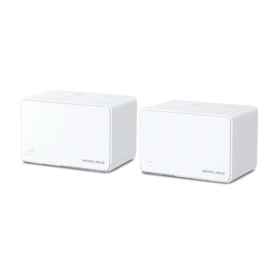 Wireless Range Extender MERCUSYS Halo H80X, Whole Home Mesh WiFi 6, Dual Band, bijeli, 2 komada