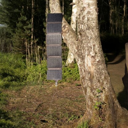 Mobilni USB punjač AQIILA Sunbird P56, 45W, USB-C, solarni, sivi