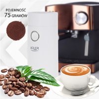 Mlinac za kavu ADLER AD4446ws, 150 W, 75 gr, bijeli