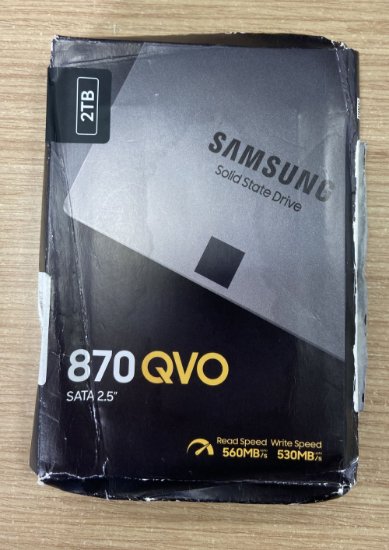 OPEN BOX - SSD 2TB SAMSUNG 870 QVO Basic, MZ-77Q2T0BW, SATA 3, 2.5", 560/530 MB/s