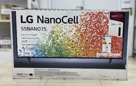 RABLJENI - LED TV 55" LG 55NANO753PR, 4K HDR, NanoCell, DVB-T2/C/S2, SMART, HDMI, USB, LAN, energetski razred G