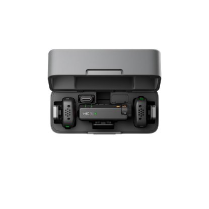 Mikrofon DJI Mic Mini (2 TX + 1 RX + Charging Case), bežični, crni