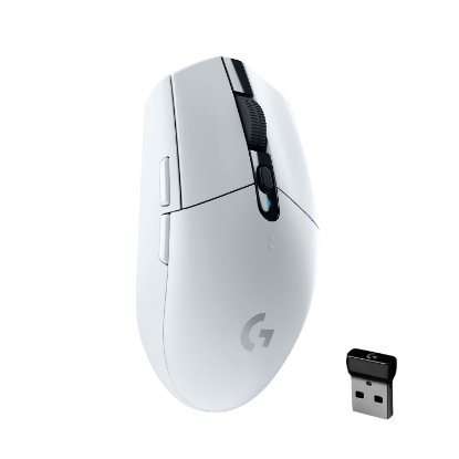 Miš LOGITECH Gaming G305 Lightspeed, bežični, optički, 12000dpi, bijeli, USB