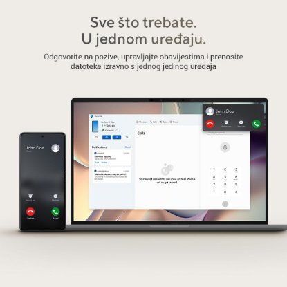 Laptop ASUS Zenbook 14 UX3407RA-QD026X / Snapdragon Elite X1E 78 100, 32GB, 1TB SSD, Qualcomm Adreno, 14" WUXGA OLED, Windows 11 Pro, sivi