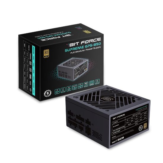 Napajanje 850W, BIT FORCE Supreme GPS-850, 120mm vent., 80+ Gold, modularno