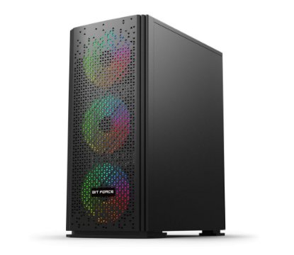 Kućište BIT FORCE ORION CF-4, MIDI, ATX, window, crno, bez napajanja